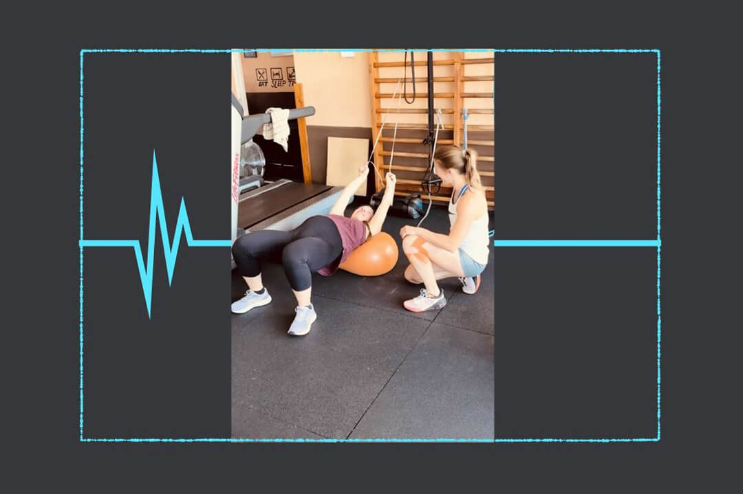 Pre és Postnatal edzés Csilla és kismama